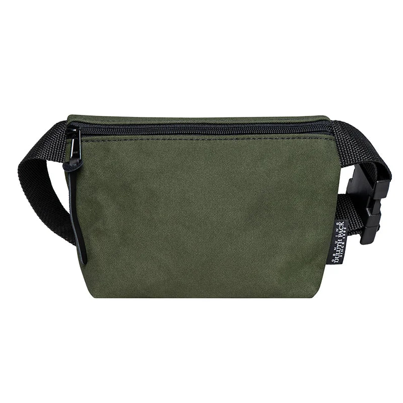 belt mini backpack Mini Belt Bag Waxed Olive Drab