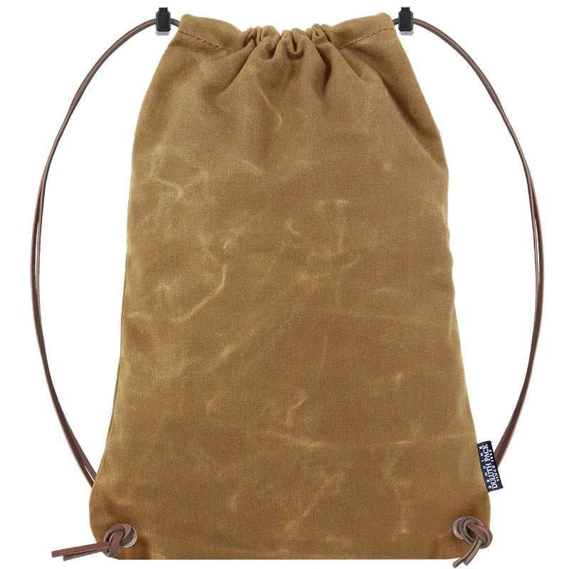 drawstring mini canvas backpack AseiTaku Novelty with Dollar Sign Print, Coin Pouch these drawstring backpacks are lightweight yet robust Handmade Mini Drawstring Backpack in