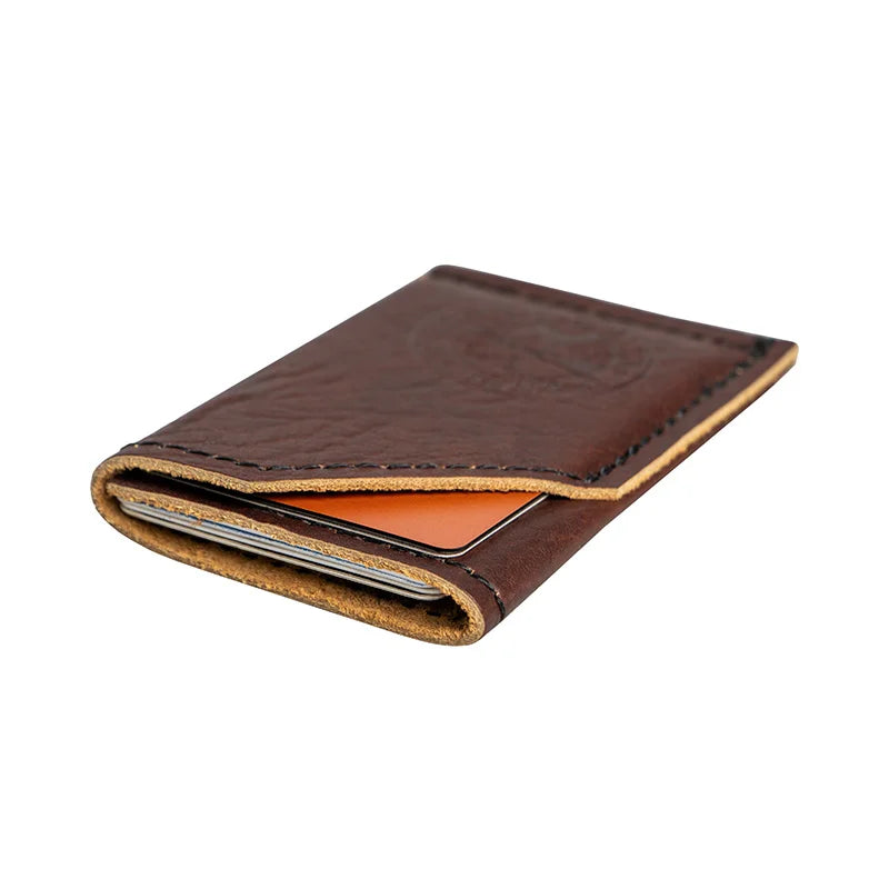 Bison Leather Card Sleeve