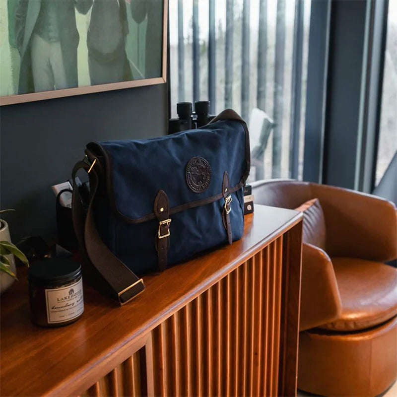 ahead of the pack leather computer backpack Duluth Pack Waxed 17" Laptop Book Bag