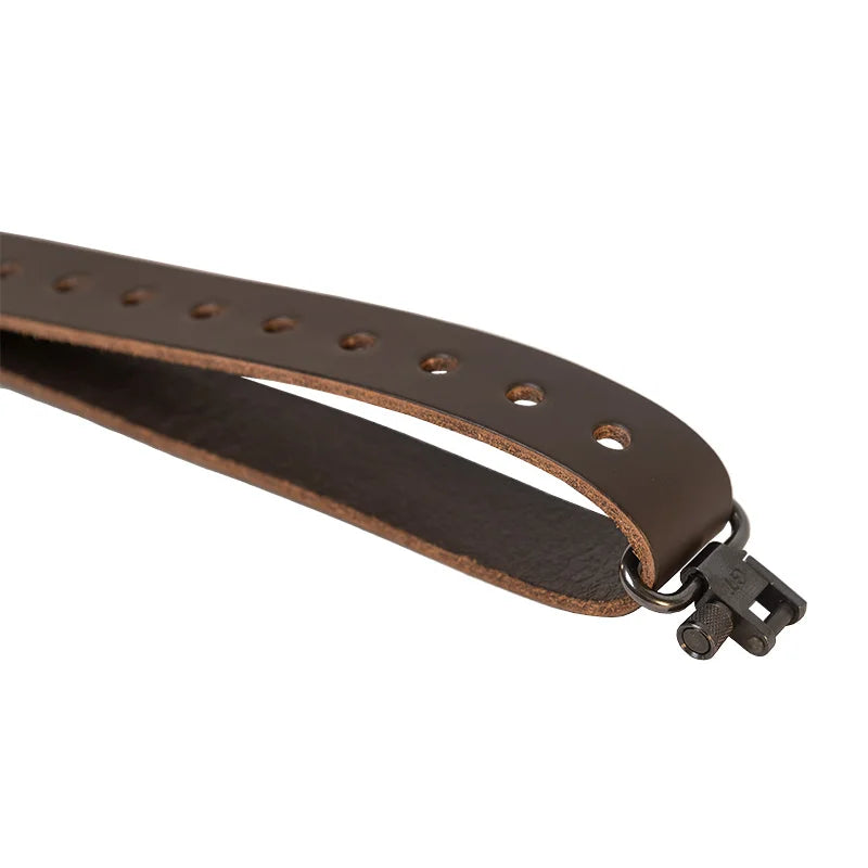 Leather Rifle Sling with Standard Hardware