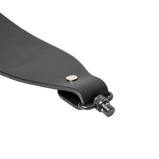 Leather Rifle Sling with Quick Detach Hardware