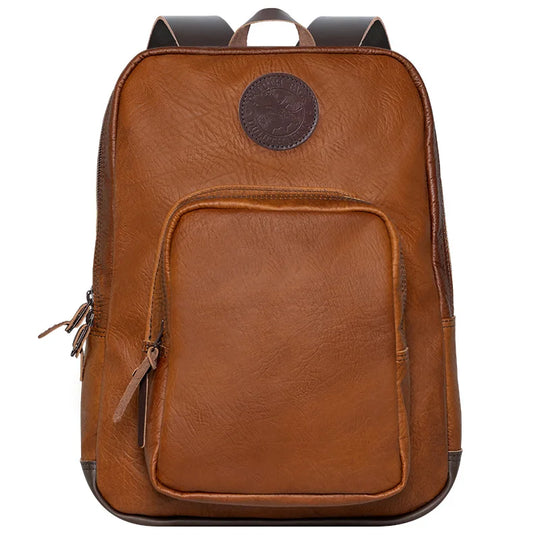 bison denim multipurpose leather laptop backpack DENIM: Custom monogram Denim Blue Mens 15 inches