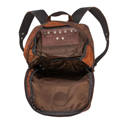 ahead of the pack leather computer backpack Heritage Leather Large Standard Backpack – Duluth Pack