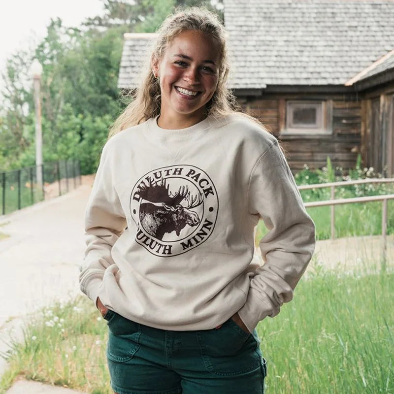 Duluth Pack Logo Crewneck - SAVE 25% GOLD ONLY