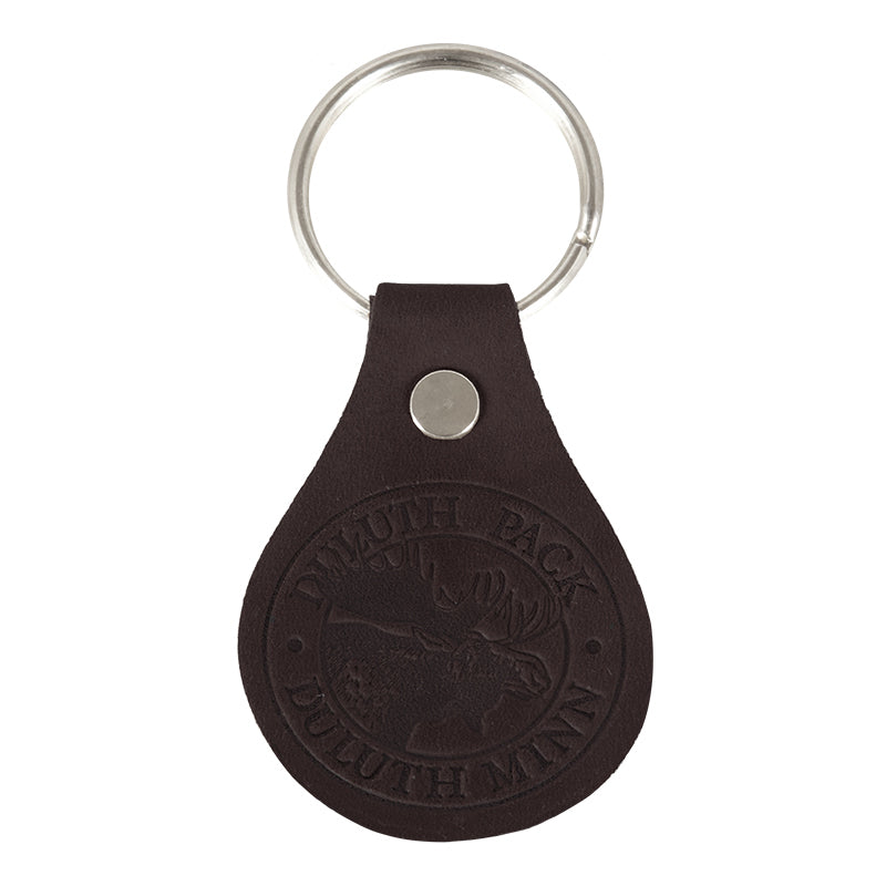 Duluth Pack Key Fob in Black Leather for Keys