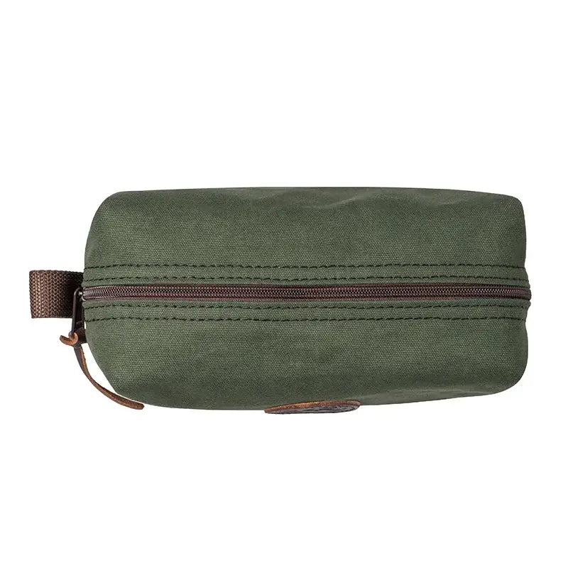 go travel toiletry bag New Grab-N-Go Bag Waxed Olive Drab