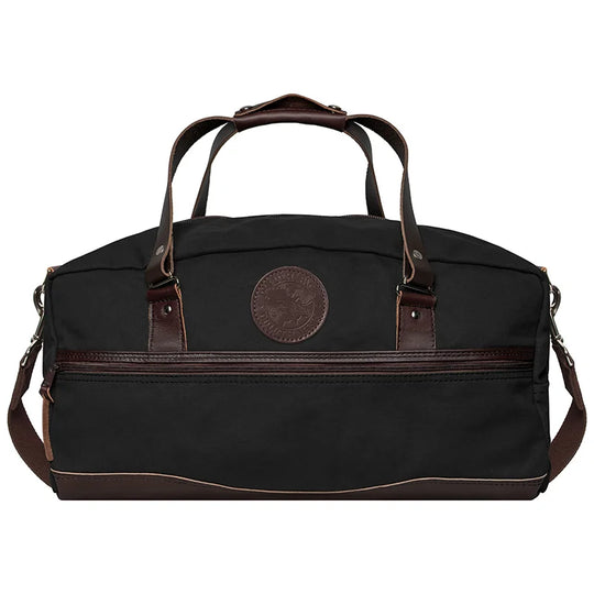 Weekender Duffel in Black Canvas