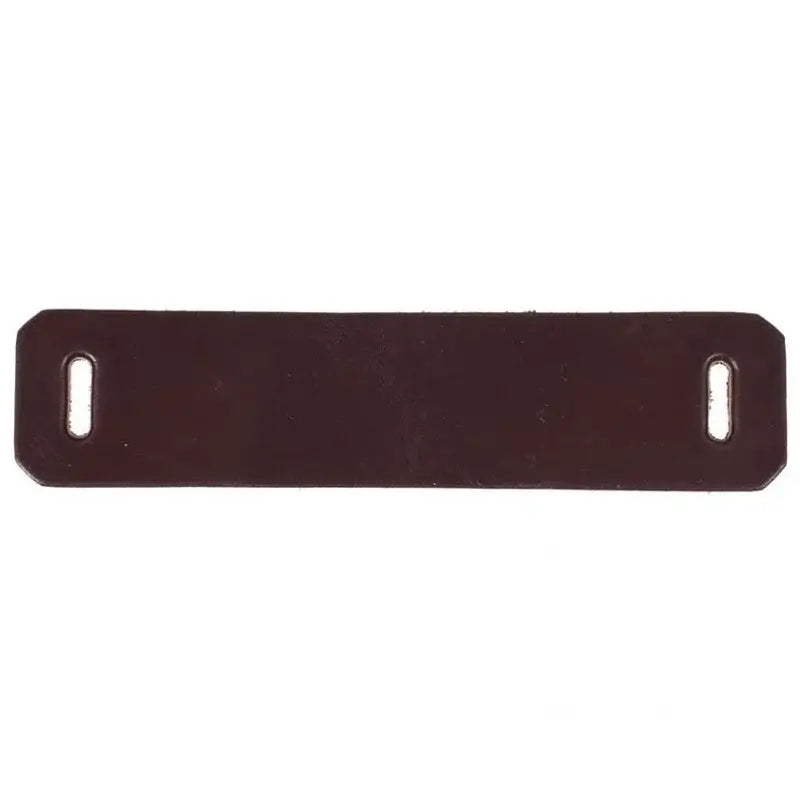 Duluth Pack Brown Leather Shoulder Pad For Haversacks &amp; Shell Bags with white background