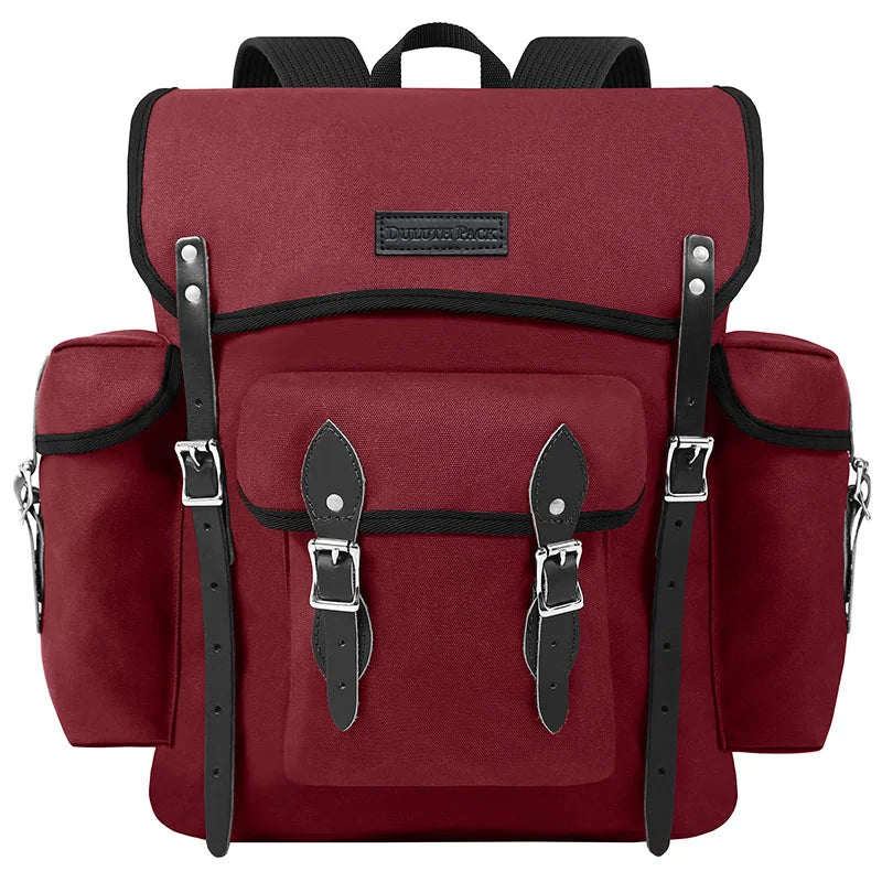 Lake Huron Wanderer in Burgundy and Black Trim and Worded Logo