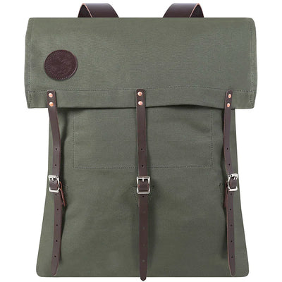 #2 Original Canoe Pack - 59 L in tough 15-ounce canvas with rugged leather straps, designed for outdoor hiking and canoeing by Duluth Pack.