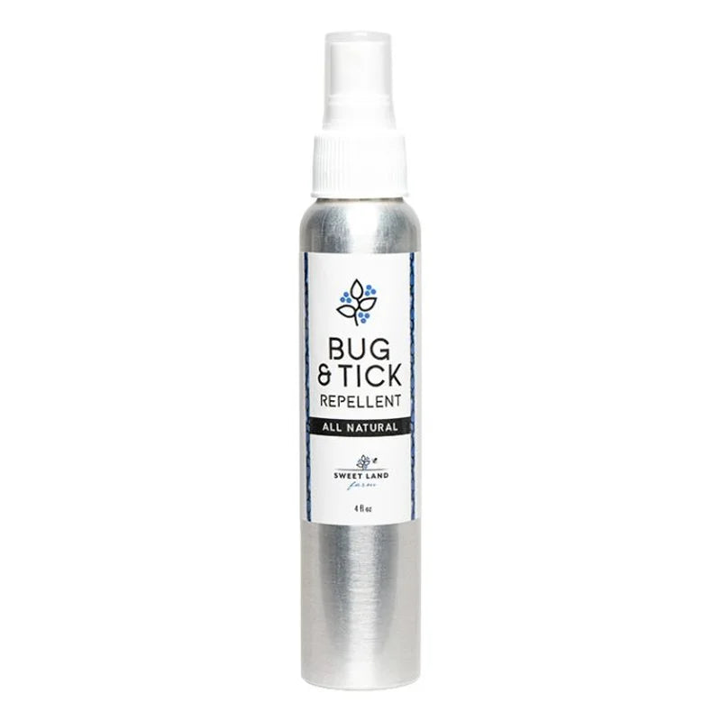 Sweet Land Farm Bug &amp; Tick Repellent with a white background