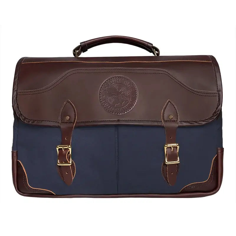 The Entrepreneur Briefcase In Navy Blue On A White Background