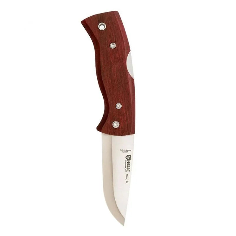 Helle Raud M Knife with a white background