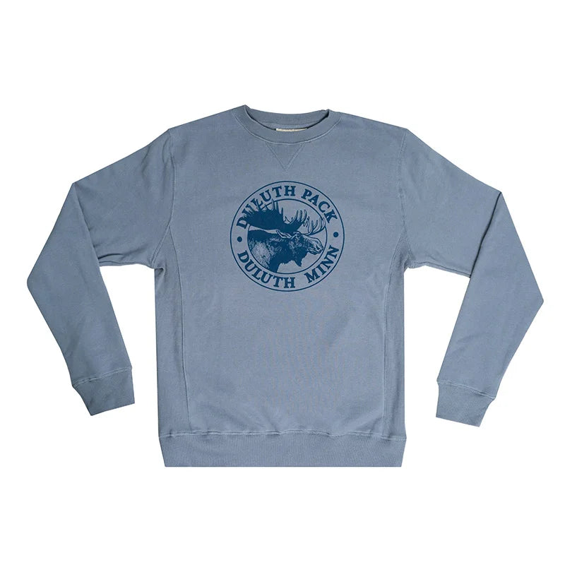 logo crewneck blue