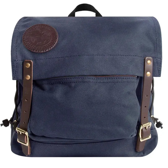 Duluth Pack Portage Pack in navy with white background
