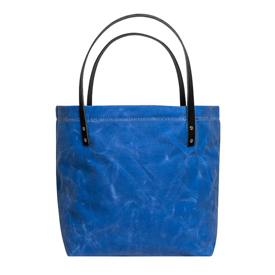 Limited Edition Waxed Blue Market Tote - SAVE 15%