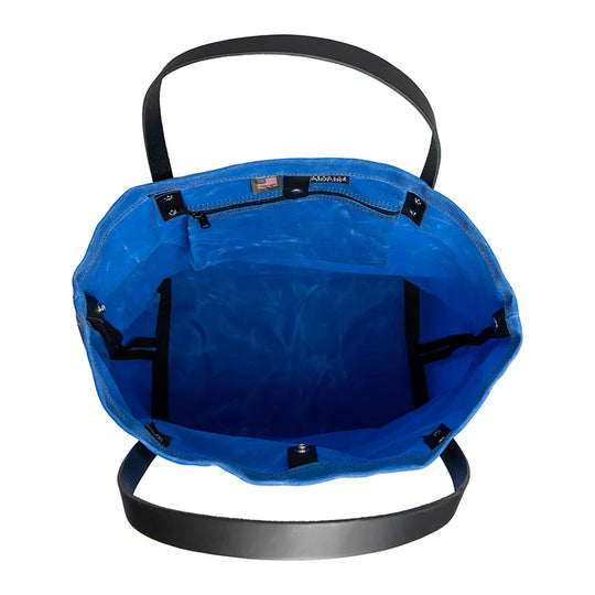 Limited Edition Waxed Blue Market Tote - SAVE 15%