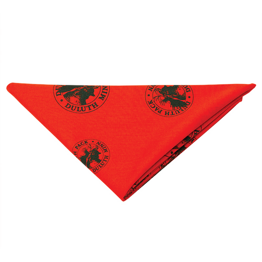 Folded orange on white background