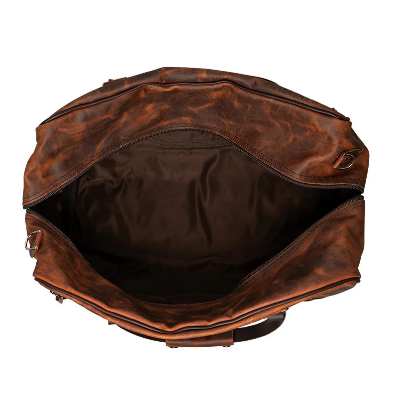 Heritage Leather Weekender Duffel