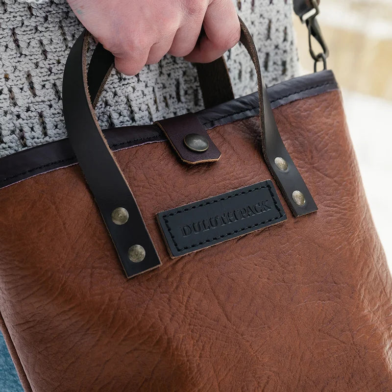 NEW Bison Leather Honeyberry Tote – Duluth Pack