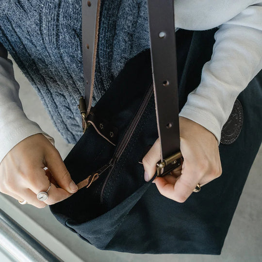 Zippered Market Tote